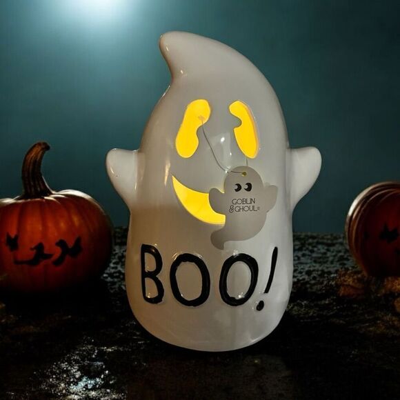 Goblin And Ghoul “Boo” Light up Ghost - Picture 1 of 5
